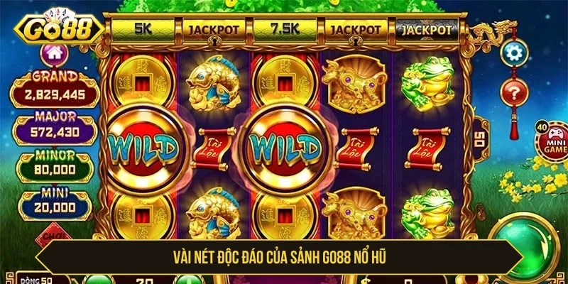 GO88 nổ hũ là nhóm trò chơi slot quay hũ trực tuyến