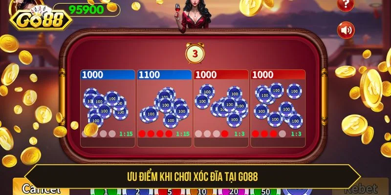 Người chơi nên kiểm tra tỷ lệ trả thưởng trước khi chơi xóc đĩa GO88