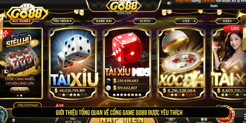 Giới thiệu tổng quan về cổng game GO88